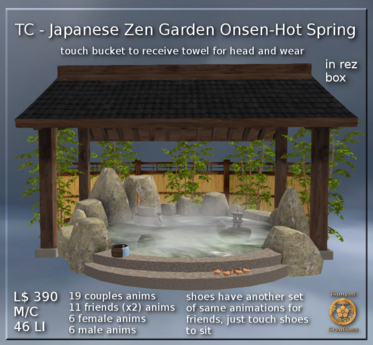 Second Life Marketplace - Japanese Zen Garden Onsen